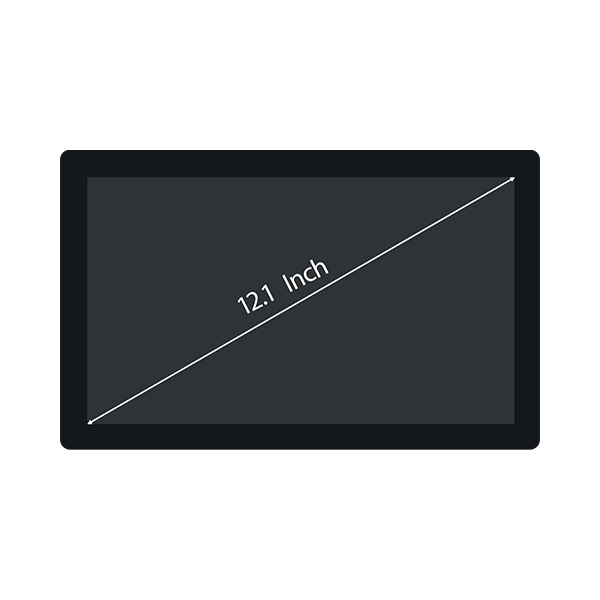 12.1 လက်မ Open-Frame Touchscreen Monitor