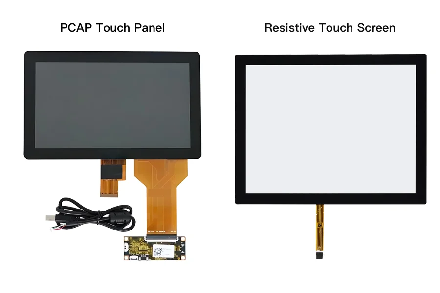 Touch Panel ထုတ်လုပ်မှုလုပ်ငန်းစဉ်- PCAP ၏ဖွဲ့စည်းပုံနှင့် Resistive Touch Panels များကို အတွင်းကျကျကြည့်ရှုခြင်း